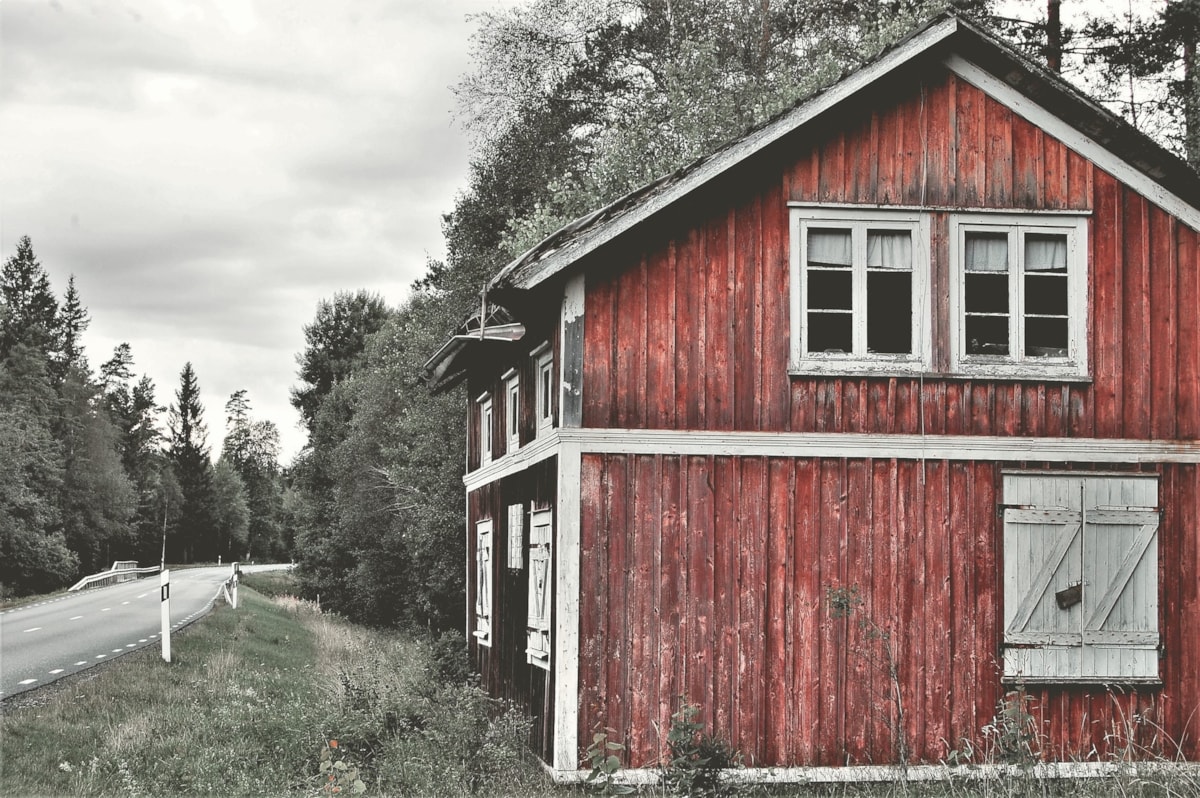 Illustrasjonsbilde gammelt hus